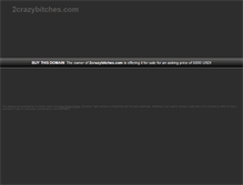 Tablet Screenshot of 2crazybitches.com
